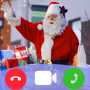icon Santa Video and Chat(Fake Call Video Santa Claus
)