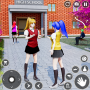 icon Anime High School Girl Life 3D (Anime Middelbare schoolmeisjesleven 3D)