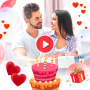 icon Love and Birthday Video Maker(Verjaardag en liefde Foto-effect)