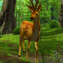 icon Dawn Forest 3D(3D Herten-Natuur Live Wallpaper)