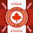 icon Happy Canada Day Greeting Card(Happy Canada Day wenskaarten
) 1.0