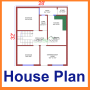 icon House Plan With Design (Huisplan met ontwerp
)