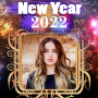 icon Happy New Year Photo Frame(Gelukkig Nieuwjaar 2022 - Nieuwjaar Fotolijsten
)