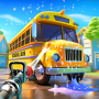 icon School Bus Wash(Schoolbus Wash Repair Game
)