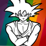 icon Anime Coloring Ultra Instinct (Anime Coloring Ultra Instinct
)