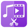 icon Mp3 Cutter & Video Cutter App(ShortCut: AI Video Editor Maker)