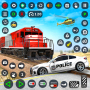 icon Train Car Crash Derby Game 3D