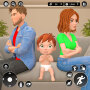 icon Husband Wife Simulator Game 3D (Echtgenoot Vrouw Simulatorspel 3D)