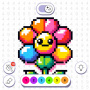 icon Color by Number：Coloring Games (Kleur op nummer: Kleurspellen)