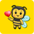 icon Social Bee(Social Bee - Chat Vrienden) 3.0