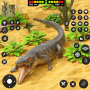 icon Crocodile Attack Sim 2023(Krokodil Games Dierensim 3D)