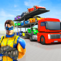 icon Superhero Car Transport Truck(Superheld Auto Transport Truck
)
