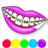 icon Lips Coloring Game Glitter(Glitterlippen Kleurspel) 10