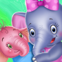 icon Baby elephant - animal newborn pet vet doctor (- dier pasgeboren huisdier dierenarts dokter
)