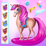 icon Unicorn Pony Horse Care Game (Eenhoorn Pony Paardenverzorging Spel)