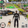 icon Police Car Game 3d Car Driving(Politieautospel 3D-autorijden)