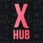 icon XHub: Live Video Chat & Meet (XHub: Live videochat Maak kennis met)