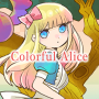 icon Colorful Alice(Kleurrijk Alice + HOME-thema)