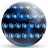 icon Keyboard Theme Spheres Blue(Toetsenbordthemas Blauw) 200