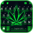 icon Neon Cannabis(Neon Cannabis Keyboard Backgro) 7.5.11_0824