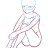 icon Anime Girl Pose Sitting(Anime Girl Pose Zittend) 1.1.0