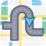 icon GPS Navigation(KAARTEN en GPS Spraaknavigatie)