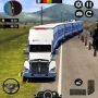 icon American Truck Driving Trailer(Amerikaanse vrachtwagen Rijdende aanhangwagen)