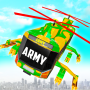 icon Flying Army Helicopter Bus Robot(:
)