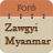 icon Zawgyi Myanmar Fonts Free(Zawgyi Myanmar Lettertypen) 9.0