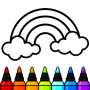 icon Coloring Pages(Kleurspellen en kleuren Kinderen)