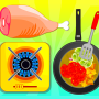 icon Fried Veg Chicken SaladCooking Game(Fried Veg Chicken Salad - Kookspel)