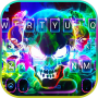 icon Smoke Colorful Skull(Rook effect 3D kleurrijke schedel toetsenbord)