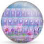 icon Keyboard Theme Glass Flower2(Toetsenbordthema G Lentebloem)