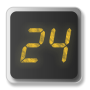 icon 24 Clock(24 Klok Widget)