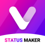 icon com.visho.videostatusmaker(ViSho - Lyrical Video Status Maker
)