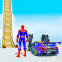 icon Superhero Car Stunts Car Game(Superheld Auto Stunt Autoracen
)