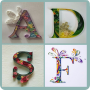 icon Quilled Alphabets(Stijlvol alfabet QuillingPaper)