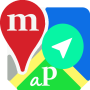 icon Directions Map - Compass (Routebeschrijving Kaart - Kompas)