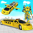 icon Limo Taxi Robot(Flying Limo Car Taxi Helicopter Car Robot Games
) 1