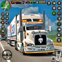 icon American Truck Driving Trailer (Amerikaanse vrachtwagen Rijdende aanhangwagen)