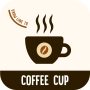 icon Draw Line to Coffee Cup(Trek lijn naar koffiekopje
)