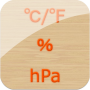 icon Temperature humidity barometeF (Temperatuurvocht barometeF)