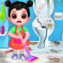 icon Home Clean Up Girl Game