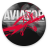 icon Aviatorred aircraft(Aviator - rood vliegtuig) 2