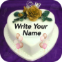 icon Name On Birthday Cake (Naam op verjaardagstaart)