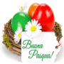 icon Auguri Di Buona Pasqua(Beste wensen Vrolijk Pasen)
