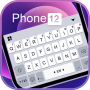 icon Purple Phone 12(Purple Phone 12 Keyboard Background
)