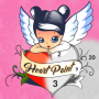 icon Heart Paint - Paint by Number, Color by Number (Heart Paint - Verf op nummer, kleur op nummer
)