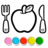 icon Kids Meals Coloring(Kleurmaaltijd voor kinderen Game) 1.9