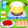 icon cook cake with berries games(kook cake met bessenspellen)